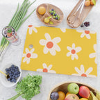 Happy Golden Daisies | Yellow Daisies | Summer Flowers Cutting Board Gallery Image 2