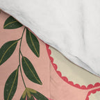 Folk Butterfly Pattern - Peach Comforter Gallery Image 4