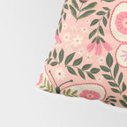 Folk Butterfly Pattern - Peach Pillow Sham Gallery Image 4