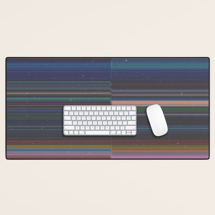 scanner stripes Desk Mat Gallery Image 1