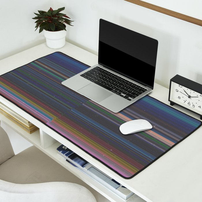 scanner stripes Desk Mat Gallery Image 2