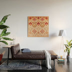 Traditional Oriental Desert Bohemian Moroccan Style  Wood Wall Art Gallery Image 2