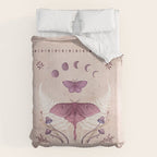 Luna and Emerald - Vintage Pink Duvet Cover Gallery Image 6