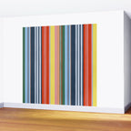 Summer Stripes Wall Mural Gallery Image 2