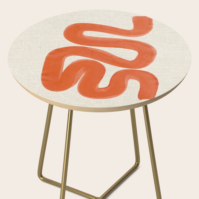Orange Amazon River Side Table Gallery Image 2