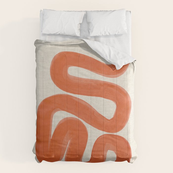 Orange Amazon River Comforter Gallery Image 6