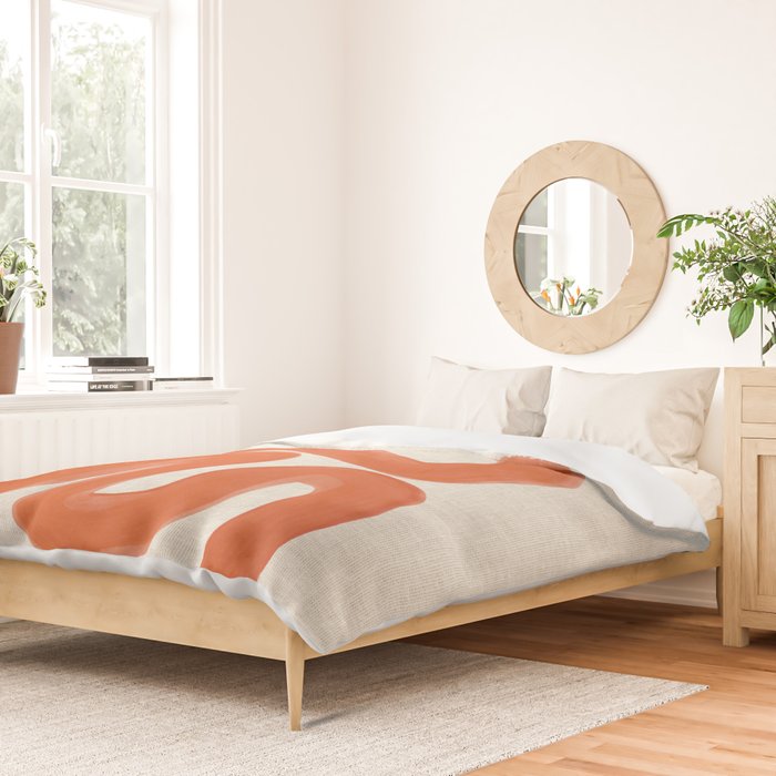 Orange Amazon River Duvet Cover Gallery Image 2