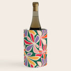 Colorful abstract flower art pattern Wine Chiller Gallery Image 3