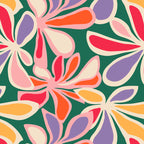 Colorful abstract flower art pattern Coffee Mug Gallery Image 2