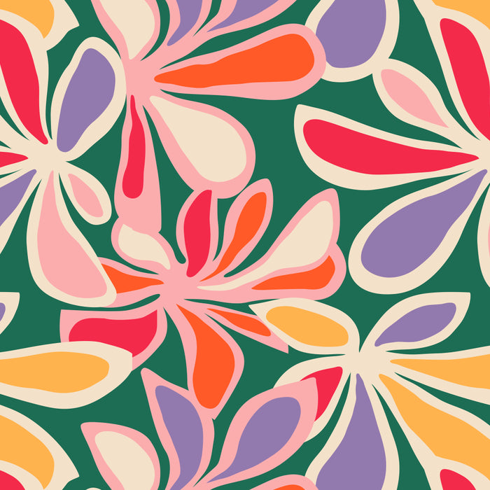 Colorful abstract flower art pattern Coffee Mug Gallery Image 2