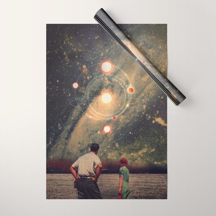 Light Explosions In Our Sky Wrapping Paper Gallery Image 1