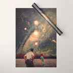 Light Explosions In Our Sky Wrapping Paper Gallery Image 1