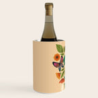 Rainbow Butterfly Garden with Mushrooms Wine Chiller Gallery Image 2