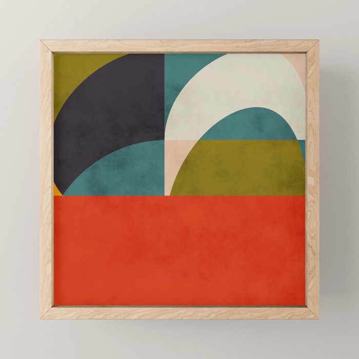 geometry shapes 2 Mini Art Print Gallery Image 1