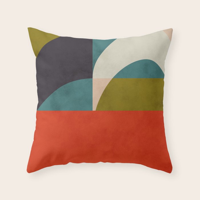 geometry shapes 2 Throw Pillow Gallery Image 6