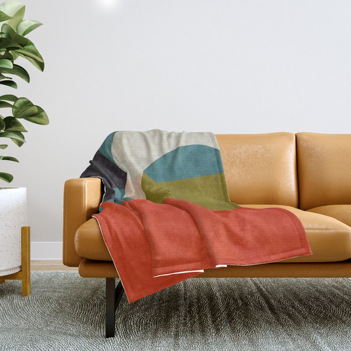 geometry shapes 2 Throw Blanket Gallery Image 1