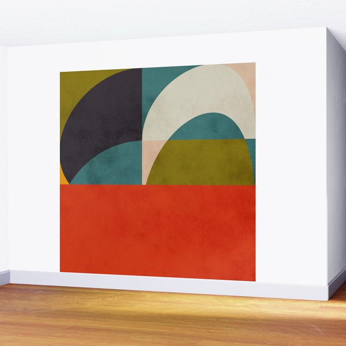 geometry shapes 2 Wall Mural Gallery Image 2