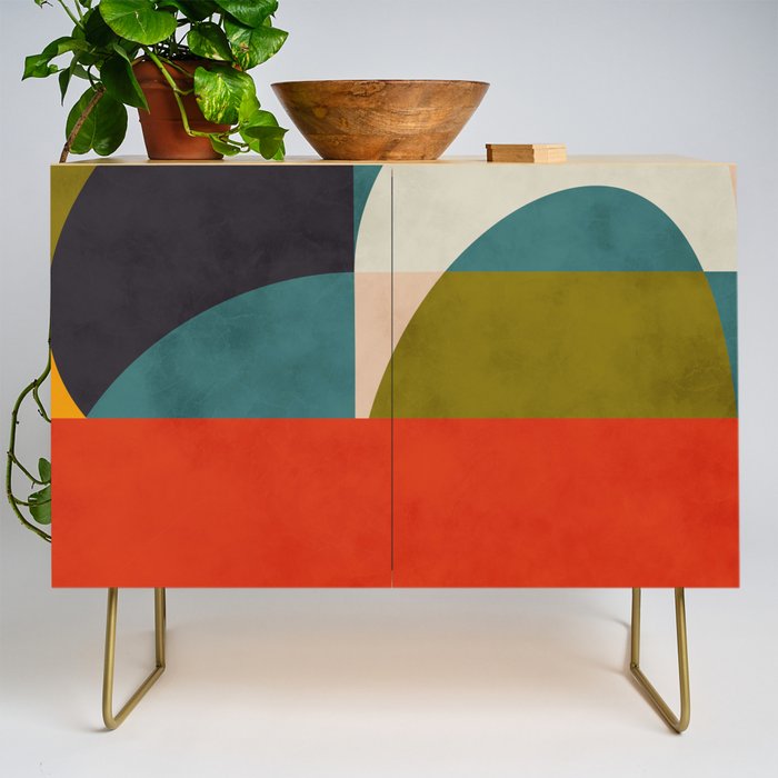 geometry shapes 2 Credenza Gallery Image 1