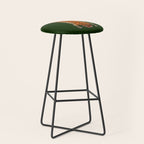 TIBETAN TIGER RUG-green Stool Gallery Image 1