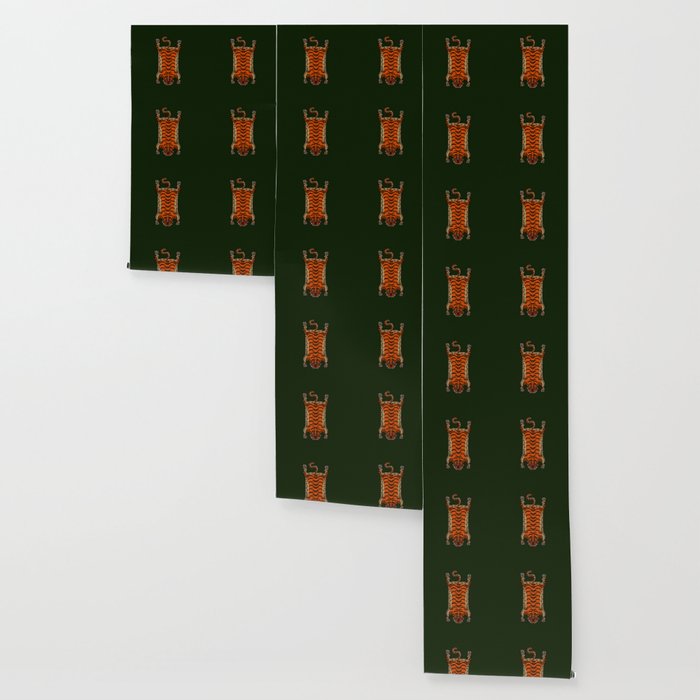 TIBETAN TIGER RUG-green Wallpaper Gallery Image 3