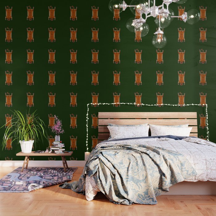 TIBETAN TIGER RUG-green Wallpaper Gallery Image 3