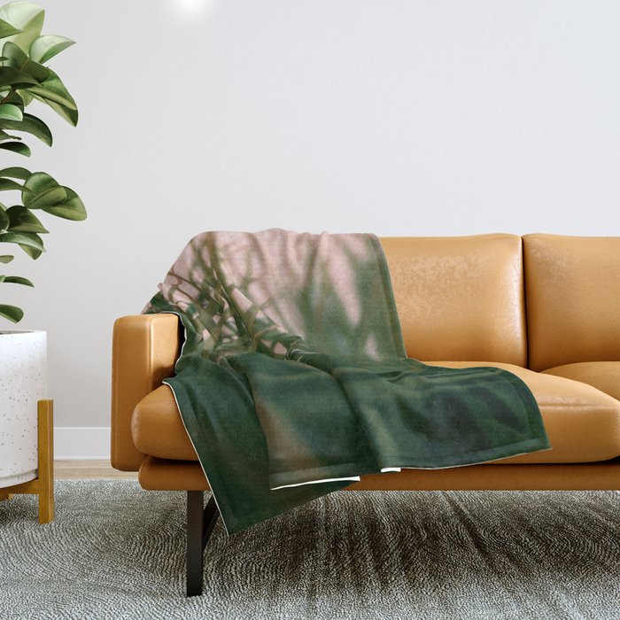 Sunset Palmettos Throw Blanket Gallery Image 1