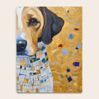 Gustav Klimt Style Dog in a Beautiful Dress Notebook Gallery Image 4