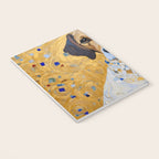 Gustav Klimt Style Dog in a Beautiful Dress Notebook Gallery Image 3