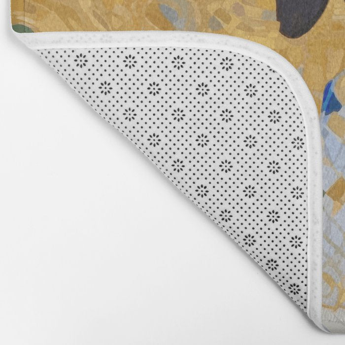Gustav Klimt Style Dog in a Beautiful Dress Bath Mat Gallery Image 2