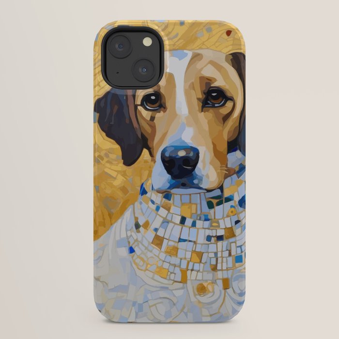 Gustav Klimt Style Dog in a Beautiful Dress iPhone Case Gallery Image 30