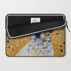 Gustav Klimt Style Dog in a Beautiful Dress Laptop Sleeve Gallery Image 2