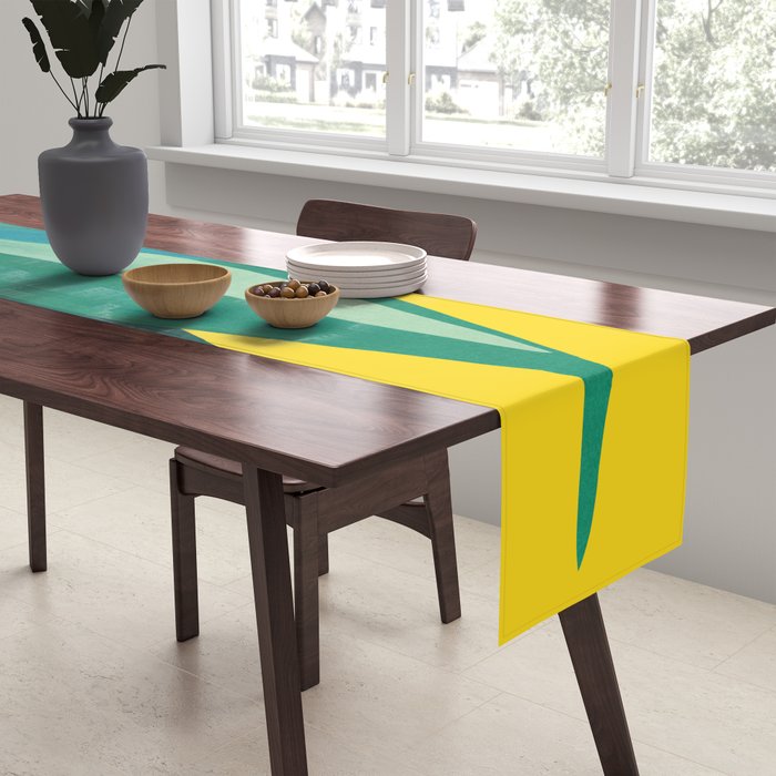 Spring Cactus Pop Botanical Table Runner Gallery Image 2