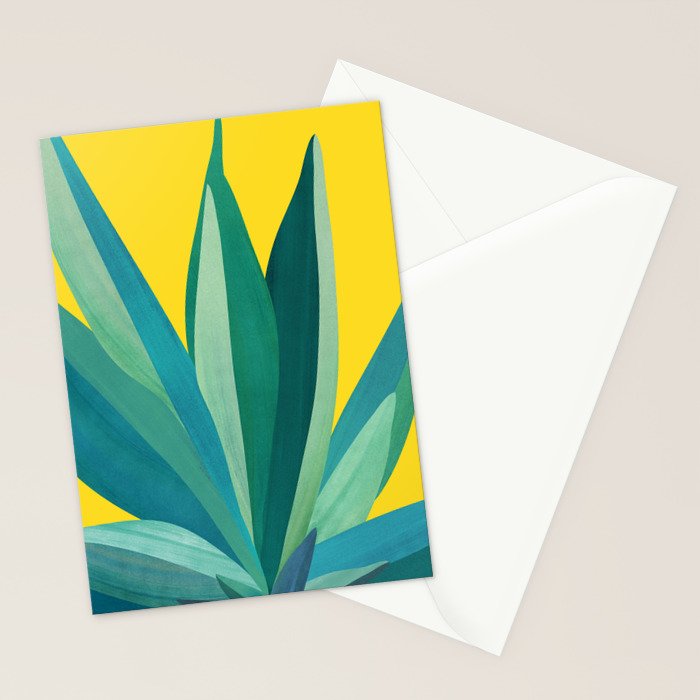 Spring Cactus Pop Botanical Stationery Card Gallery Image 2