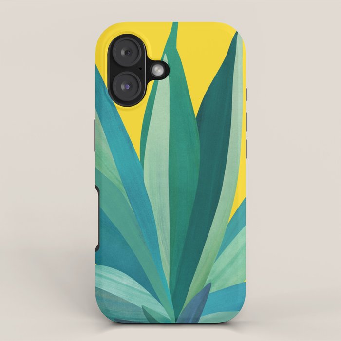 Spring Cactus Pop Botanical iPhone Case Gallery Image 1