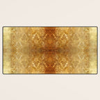 AGED GOLDEN DAMASK Shabby Chic  Desk Mat Gallery Image 3