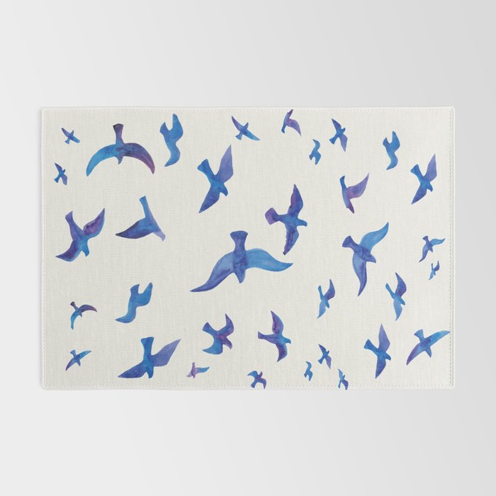 Blue Birds Rug Gallery Image 2