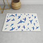 Blue Birds Rug Gallery Image 1