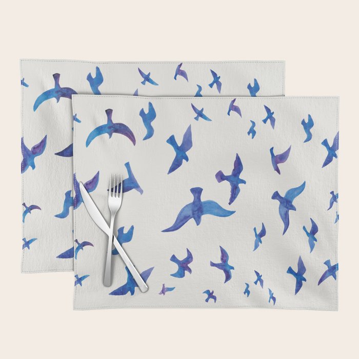 Blue Birds Placemat Gallery Image 1