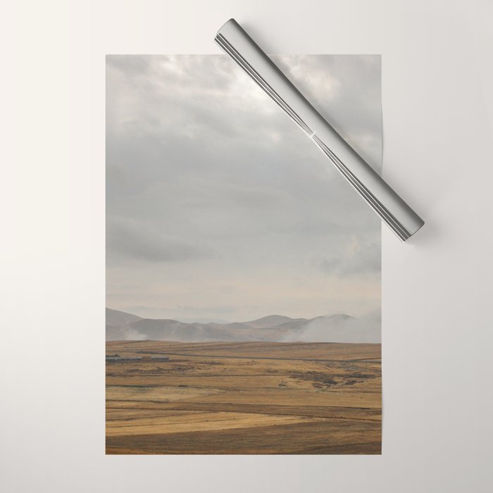 Cloudy Countryside Wrapping Paper Gallery Image 1