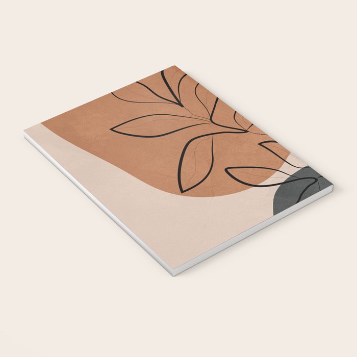 Abstract Minimal Plant 1 Notebook Gallery Image 3