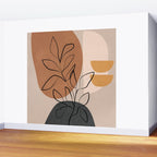 Abstract Minimal Plant 1 Wall Mural Gallery Image 2