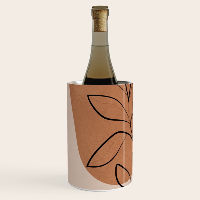 Abstract Minimal Plant 1 Wine Chiller Gallery Image 2