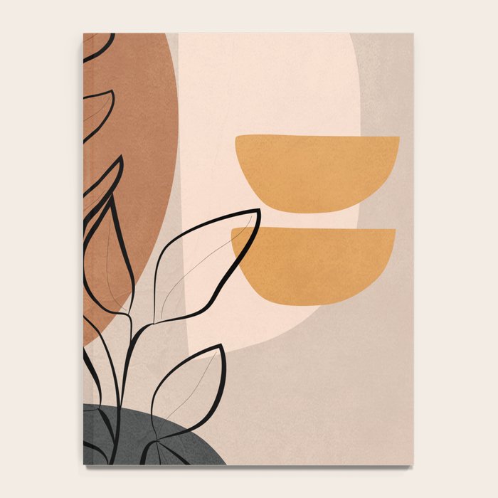 Abstract Minimal Plant 1 Notebook Gallery Image 4