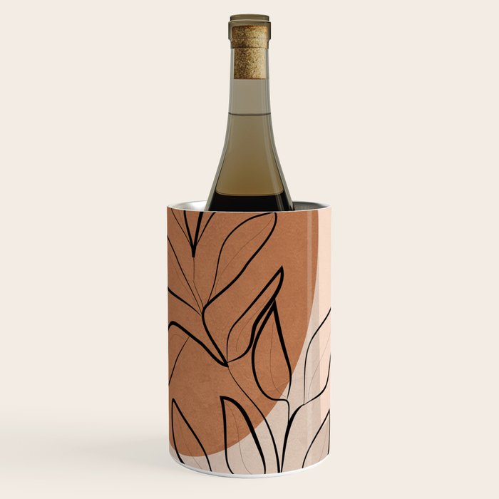Abstract Minimal Plant 1 Wine Chiller Gallery Image 1