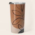 Abstract Minimal Plant 1 Travel Mug Gallery Image 3