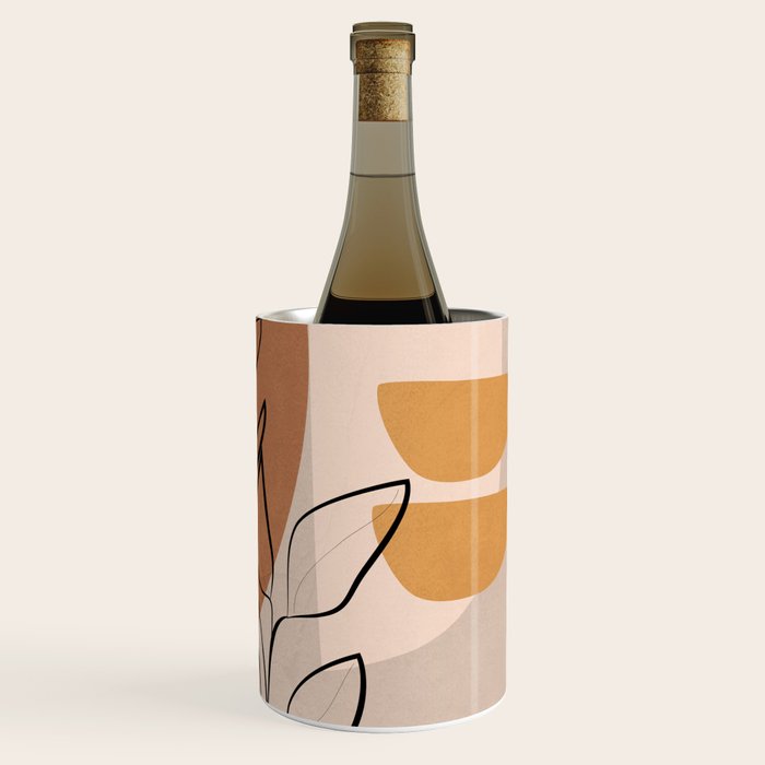 Abstract Minimal Plant 1 Wine Chiller Gallery Image 3