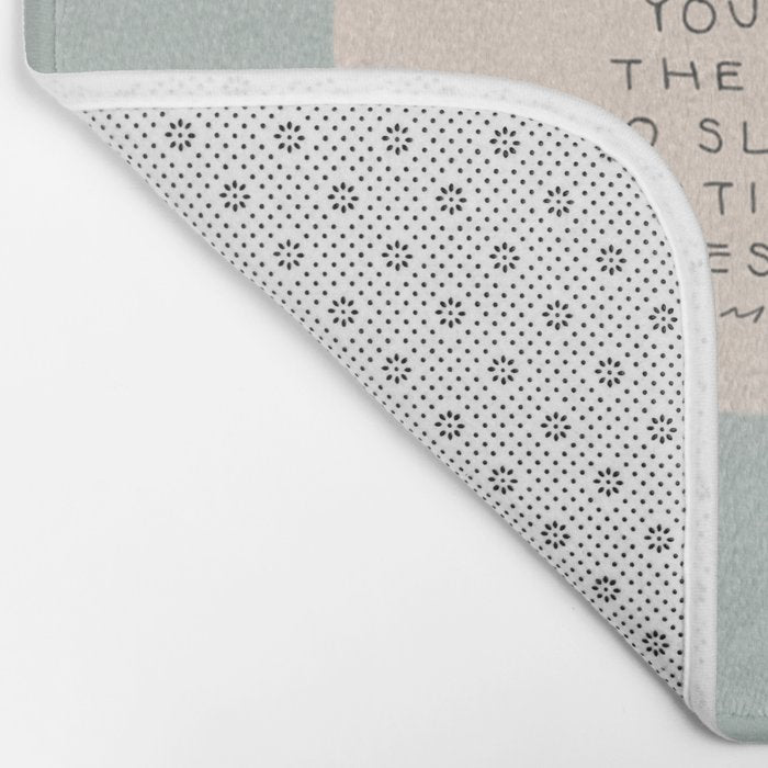 Be Still And Rest. Bath Mat Gallery Image 2