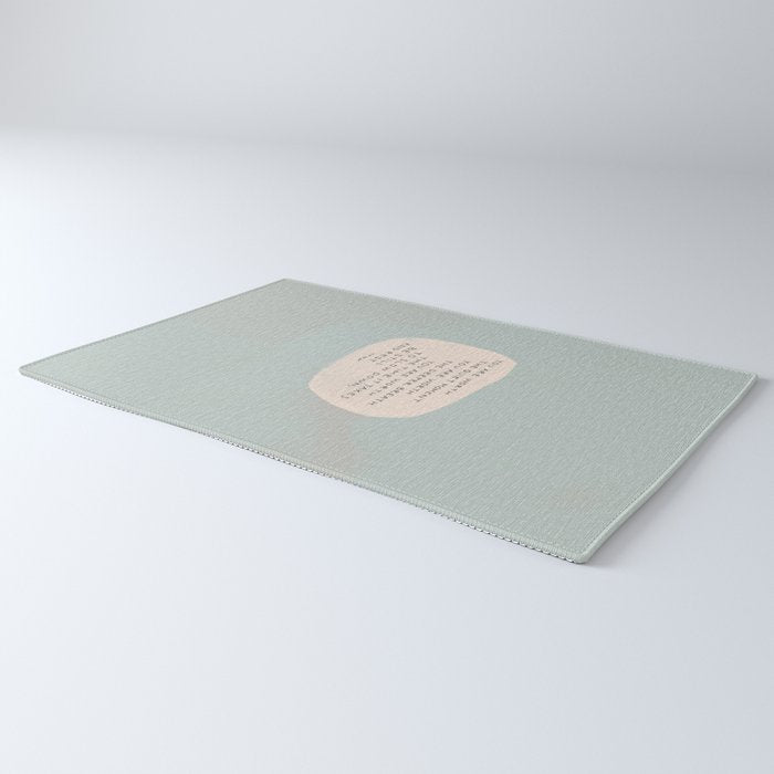 Be Still And Rest. Rug Gallery Image 3