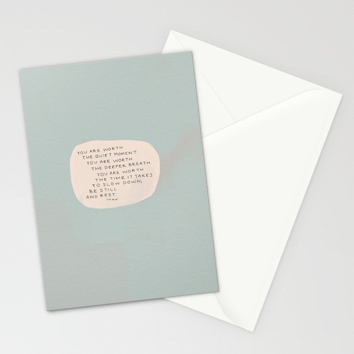 Be Still And Rest. Stationery Card Gallery Image 2