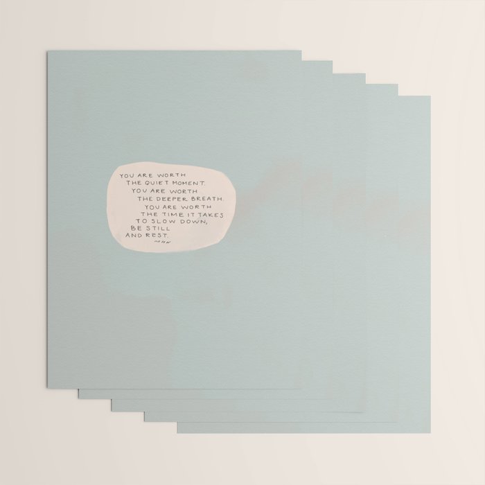 Be Still And Rest. Wrapping Paper Gallery Image 3